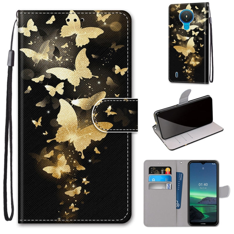 Coloured Drawing Cross Texture Horizontal Flip PU Leather Case with Holder & Card Slots & Wallet & Lanyard, For OPPO Realme C15 / C12 / C25 / 7i (Global) / Narzo 20 / 30A, For Nokia 5.4, For Nokia 1.4                                                    ...
