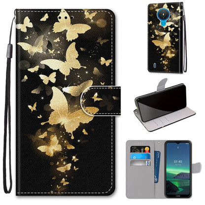 Coloured Drawing Cross Texture Horizontal Flip PU Leather Case with Holder & Card Slots & Wallet & Lanyard, For OPPO Realme C15 / C12 / C25 / 7i (Global) / Narzo 20 / 30A, For Nokia 5.4, For Nokia 1.4                                                    ...