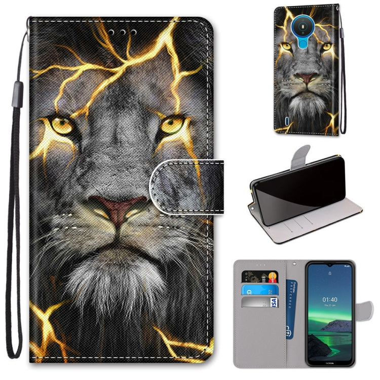 Coloured Drawing Cross Texture Horizontal Flip PU Leather Case with Holder & Card Slots & Wallet & Lanyard, For OPPO Realme C15 / C12 / C25 / 7i (Global) / Narzo 20 / 30A, For Nokia 5.4, For Nokia 1.4                                                    ...