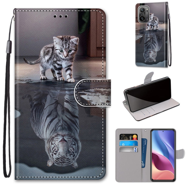 Coloured Drawing Cross Texture Horizontal Flip PU Leather Case with Holder & Card Slots & Wallet & Lanyard, For OPPO Realme C15 / C12 / C25 / 7i (Global) / Narzo 20 / 30A, For Nokia 5.4, For Nokia 1.4                                                    ...