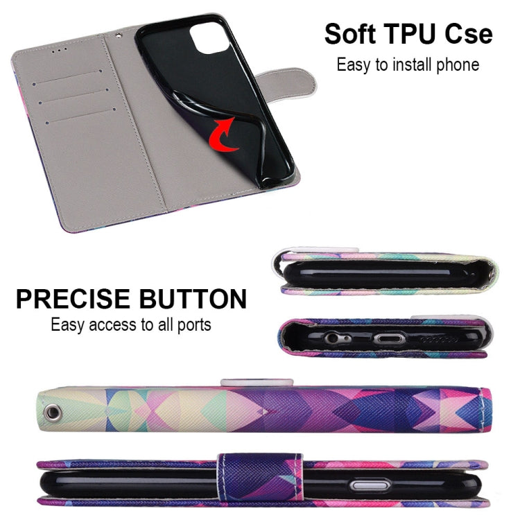 Coloured Drawing Cross Texture Horizontal Flip PU Leather Case with Holder & Card Slots & Wallet & Lanyard, For Xiaomi Redmi Note 10 4G / Note 10s, For Xiaomi Redmi Note 10 5G, For Xiaomi Redmi Note 10 Pro Max / Note 10 Pro                             ...