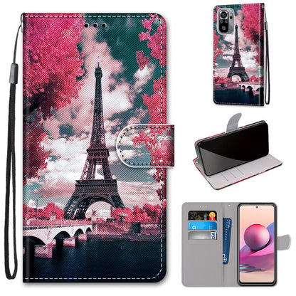 Coloured Drawing Cross Texture Horizontal Flip PU Leather Case with Holder & Card Slots & Wallet & Lanyard, For Xiaomi Redmi Note 10 4G / Note 10s, For Xiaomi Redmi Note 10 5G, For Xiaomi Redmi Note 10 Pro Max / Note 10 Pro                             ...