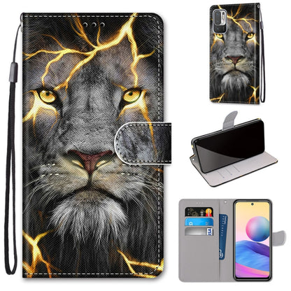 Coloured Drawing Cross Texture Horizontal Flip PU Leather Case with Holder & Card Slots & Wallet & Lanyard, For Xiaomi Redmi Note 10 4G / Note 10s, For Xiaomi Redmi Note 10 5G, For Xiaomi Redmi Note 10 Pro Max / Note 10 Pro                             ...