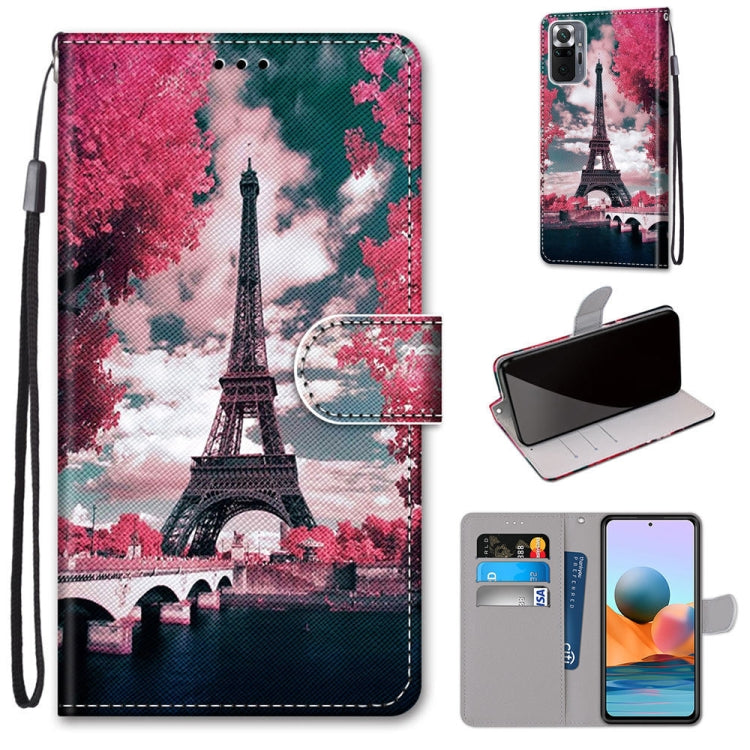 Coloured Drawing Cross Texture Horizontal Flip PU Leather Case with Holder & Card Slots & Wallet & Lanyard, For Xiaomi Redmi Note 10 4G / Note 10s, For Xiaomi Redmi Note 10 5G, For Xiaomi Redmi Note 10 Pro Max / Note 10 Pro                             ...