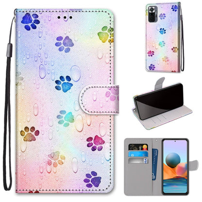 Coloured Drawing Cross Texture Horizontal Flip PU Leather Case with Holder & Card Slots & Wallet & Lanyard, For Xiaomi Redmi Note 10 4G / Note 10s, For Xiaomi Redmi Note 10 5G, For Xiaomi Redmi Note 10 Pro Max / Note 10 Pro                             ...