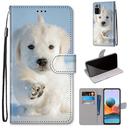 Coloured Drawing Cross Texture Horizontal Flip PU Leather Case with Holder & Card Slots & Wallet & Lanyard, For Xiaomi Redmi Note 10 4G / Note 10s, For Xiaomi Redmi Note 10 5G, For Xiaomi Redmi Note 10 Pro Max / Note 10 Pro                             ...
