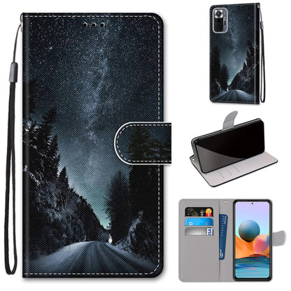 Coloured Drawing Cross Texture Horizontal Flip PU Leather Case with Holder & Card Slots & Wallet & Lanyard, For Xiaomi Redmi Note 10 4G / Note 10s, For Xiaomi Redmi Note 10 5G, For Xiaomi Redmi Note 10 Pro Max / Note 10 Pro                             ...