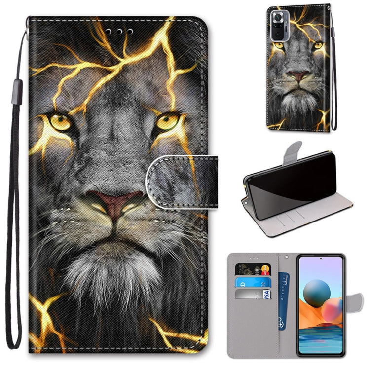 Coloured Drawing Cross Texture Horizontal Flip PU Leather Case with Holder & Card Slots & Wallet & Lanyard, For Xiaomi Redmi Note 10 4G / Note 10s, For Xiaomi Redmi Note 10 5G, For Xiaomi Redmi Note 10 Pro Max / Note 10 Pro                             ...