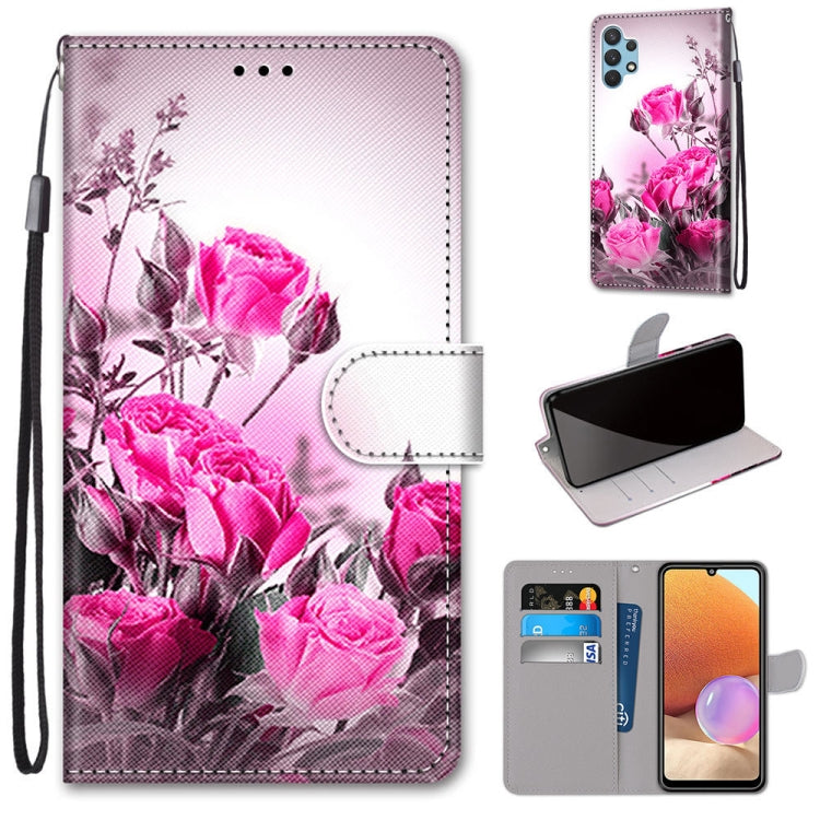 Coloured Drawing Cross Texture Horizontal Flip PU Leather Case with Holder & Card Slots & Wallet & Lanyard, For Xiaomi Redmi Note 10 4G / Note 10s, For Xiaomi Redmi Note 10 5G, For Xiaomi Redmi Note 10 Pro Max / Note 10 Pro                             ...