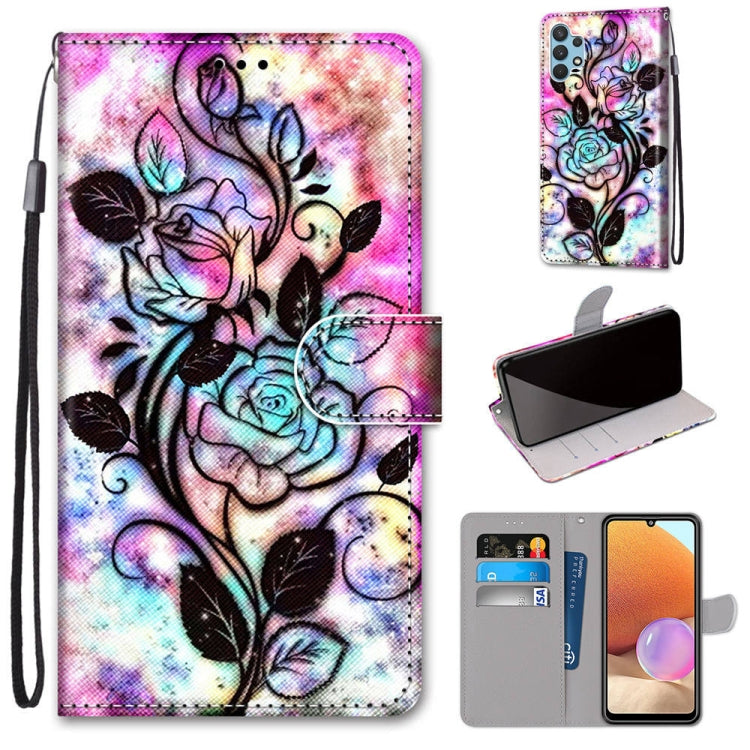 Coloured Drawing Cross Texture Horizontal Flip PU Leather Case with Holder & Card Slots & Wallet & Lanyard, For Xiaomi Redmi Note 10 4G / Note 10s, For Xiaomi Redmi Note 10 5G, For Xiaomi Redmi Note 10 Pro Max / Note 10 Pro                             ...