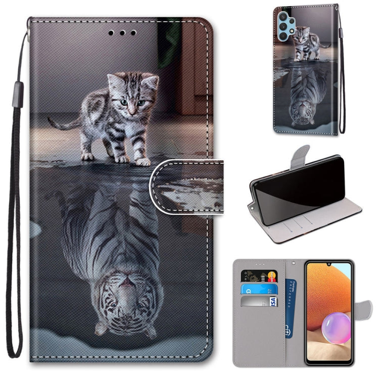 Coloured Drawing Cross Texture Horizontal Flip PU Leather Case with Holder & Card Slots & Wallet & Lanyard, For Xiaomi Redmi Note 10 4G / Note 10s, For Xiaomi Redmi Note 10 5G, For Xiaomi Redmi Note 10 Pro Max / Note 10 Pro                             ...