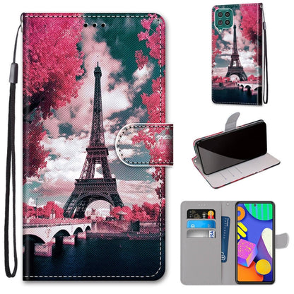 Coloured Drawing Cross Texture Horizontal Flip PU Leather Case with Holder & Card Slots & Wallet & Lanyard, For Samsung Galaxy F62 / M62, For Samsung Galaxy S21 FE, For Samsung Galaxy Xcover 5