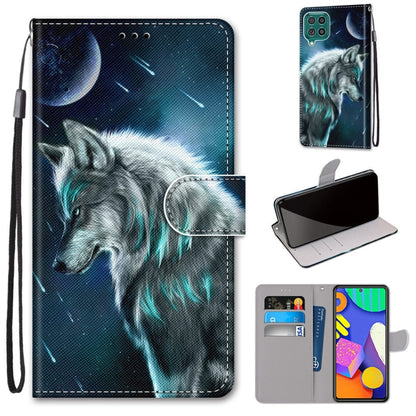 Coloured Drawing Cross Texture Horizontal Flip PU Leather Case with Holder & Card Slots & Wallet & Lanyard, For Samsung Galaxy F62 / M62, For Samsung Galaxy S21 FE, For Samsung Galaxy Xcover 5