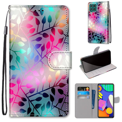 Coloured Drawing Cross Texture Horizontal Flip PU Leather Case with Holder & Card Slots & Wallet & Lanyard, For Samsung Galaxy F62 / M62, For Samsung Galaxy S21 FE, For Samsung Galaxy Xcover 5