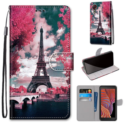 Coloured Drawing Cross Texture Horizontal Flip PU Leather Case with Holder & Card Slots & Wallet & Lanyard, For Samsung Galaxy F62 / M62, For Samsung Galaxy S21 FE, For Samsung Galaxy Xcover 5