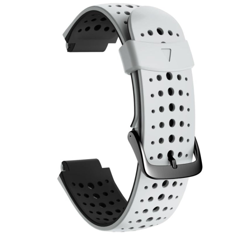 Two-color Silicone Replacement Strap Watchband, For Garmin Forerunner 220
