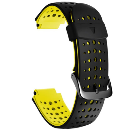 Two-color Silicone Replacement Strap Watchband, For Garmin Forerunner 220