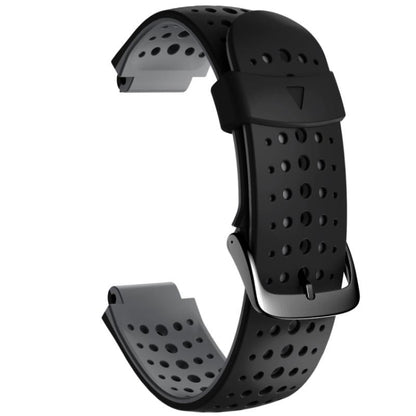 Two-color Silicone Replacement Strap Watchband, For Garmin Forerunner 220