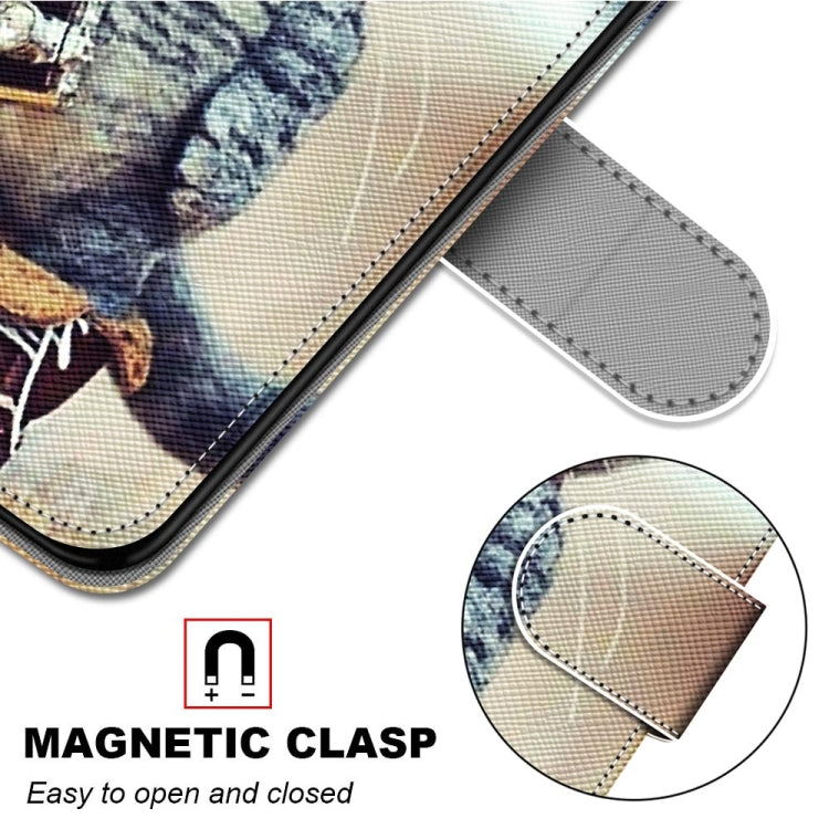 Coloured Drawing Cross Texture Horizontal Flip PU Leather Case with Holder & Card Slots & Wallet & Lanyard, For OPPO A9 (2020) / A5 (2020) / A11X / A11, For OPPO A15 / A15s, For OPPO A53 4G(2020) / A53s / A32 / A33 (2020)                               ...