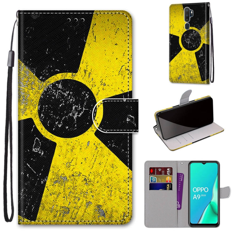 Coloured Drawing Cross Texture Horizontal Flip PU Leather Case with Holder & Card Slots & Wallet & Lanyard, For OPPO A9 (2020) / A5 (2020) / A11X / A11, For OPPO A15 / A15s, For OPPO A53 4G(2020) / A53s / A32 / A33 (2020)                               ...