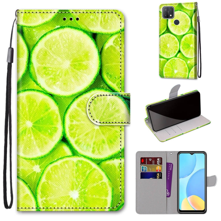 Coloured Drawing Cross Texture Horizontal Flip PU Leather Case with Holder & Card Slots & Wallet & Lanyard, For OPPO A9 (2020) / A5 (2020) / A11X / A11, For OPPO A15 / A15s, For OPPO A53 4G(2020) / A53s / A32 / A33 (2020)                               ...