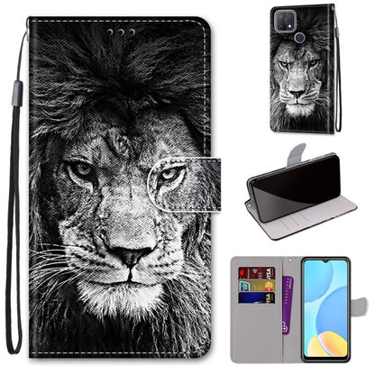 Coloured Drawing Cross Texture Horizontal Flip PU Leather Case with Holder & Card Slots & Wallet & Lanyard, For OPPO A9 (2020) / A5 (2020) / A11X / A11, For OPPO A15 / A15s, For OPPO A53 4G(2020) / A53s / A32 / A33 (2020)                               ...