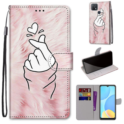Coloured Drawing Cross Texture Horizontal Flip PU Leather Case with Holder & Card Slots & Wallet & Lanyard, For OPPO A9 (2020) / A5 (2020) / A11X / A11, For OPPO A15 / A15s, For OPPO A53 4G(2020) / A53s / A32 / A33 (2020)                               ...
