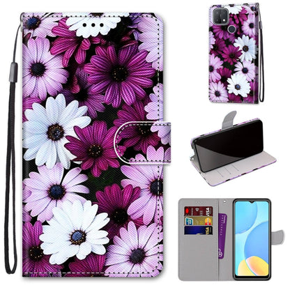 Coloured Drawing Cross Texture Horizontal Flip PU Leather Case with Holder & Card Slots & Wallet & Lanyard, For OPPO A9 (2020) / A5 (2020) / A11X / A11, For OPPO A15 / A15s, For OPPO A53 4G(2020) / A53s / A32 / A33 (2020)                               ...