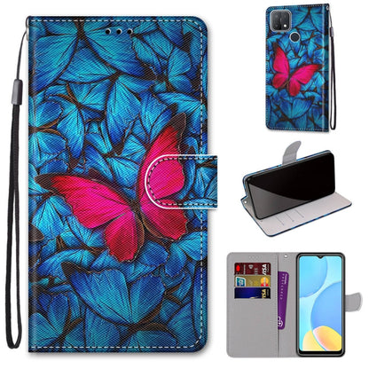 Coloured Drawing Cross Texture Horizontal Flip PU Leather Case with Holder & Card Slots & Wallet & Lanyard, For OPPO A9 (2020) / A5 (2020) / A11X / A11, For OPPO A15 / A15s, For OPPO A53 4G(2020) / A53s / A32 / A33 (2020)                               ...