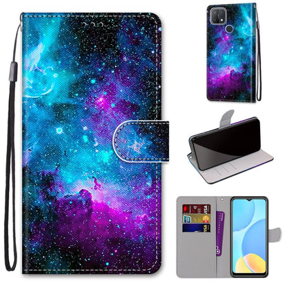 Coloured Drawing Cross Texture Horizontal Flip PU Leather Case with Holder & Card Slots & Wallet & Lanyard, For OPPO A9 (2020) / A5 (2020) / A11X / A11, For OPPO A15 / A15s, For OPPO A53 4G(2020) / A53s / A32 / A33 (2020)                               ...