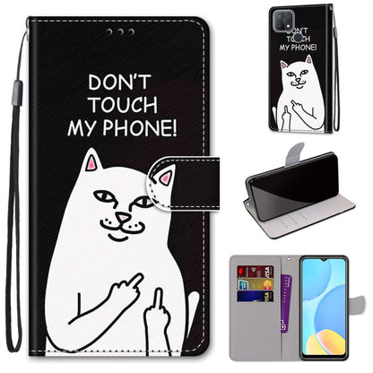 Coloured Drawing Cross Texture Horizontal Flip PU Leather Case with Holder & Card Slots & Wallet & Lanyard, For OPPO A9 (2020) / A5 (2020) / A11X / A11, For OPPO A15 / A15s, For OPPO A53 4G(2020) / A53s / A32 / A33 (2020)                               ...