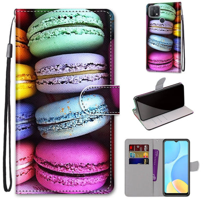 Coloured Drawing Cross Texture Horizontal Flip PU Leather Case with Holder & Card Slots & Wallet & Lanyard, For OPPO A9 (2020) / A5 (2020) / A11X / A11, For OPPO A15 / A15s, For OPPO A53 4G(2020) / A53s / A32 / A33 (2020)                               ...