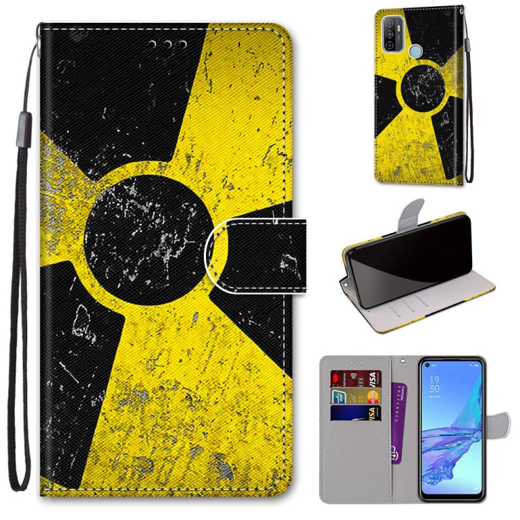 Coloured Drawing Cross Texture Horizontal Flip PU Leather Case with Holder & Card Slots & Wallet & Lanyard, For OPPO A9 (2020) / A5 (2020) / A11X / A11, For OPPO A15 / A15s, For OPPO A53 4G(2020) / A53s / A32 / A33 (2020)                               ...