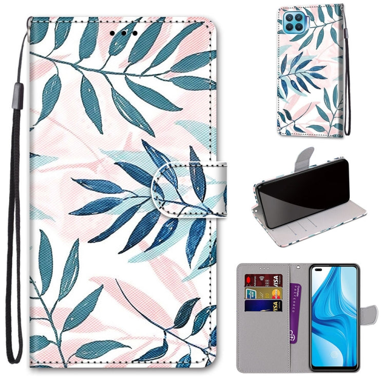 Coloured Drawing Cross Texture Horizontal Flip PU Leather Case with Holder & Card Slots & Wallet & Lanyard, For OPPO A9 (2020) / A5 (2020) / A11X / A11, For OPPO A15 / A15s, For OPPO A53 4G(2020) / A53s / A32 / A33 (2020)                               ...