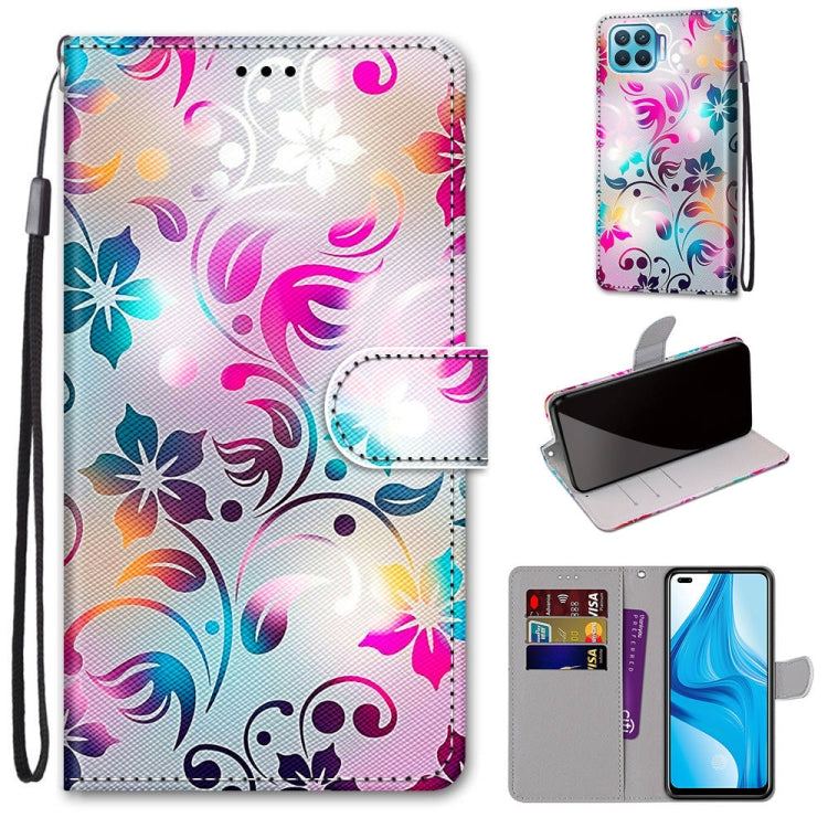 Coloured Drawing Cross Texture Horizontal Flip PU Leather Case with Holder & Card Slots & Wallet & Lanyard, For OPPO A9 (2020) / A5 (2020) / A11X / A11, For OPPO A15 / A15s, For OPPO A53 4G(2020) / A53s / A32 / A33 (2020)                               ...