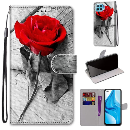 Coloured Drawing Cross Texture Horizontal Flip PU Leather Case with Holder & Card Slots & Wallet & Lanyard, For OPPO A9 (2020) / A5 (2020) / A11X / A11, For OPPO A15 / A15s, For OPPO A53 4G(2020) / A53s / A32 / A33 (2020)                               ...