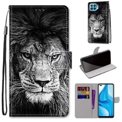 Coloured Drawing Cross Texture Horizontal Flip PU Leather Case with Holder & Card Slots & Wallet & Lanyard, For OPPO A9 (2020) / A5 (2020) / A11X / A11, For OPPO A15 / A15s, For OPPO A53 4G(2020) / A53s / A32 / A33 (2020)                               ...