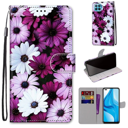 Coloured Drawing Cross Texture Horizontal Flip PU Leather Case with Holder & Card Slots & Wallet & Lanyard, For OPPO A9 (2020) / A5 (2020) / A11X / A11, For OPPO A15 / A15s, For OPPO A53 4G(2020) / A53s / A32 / A33 (2020)                               ...