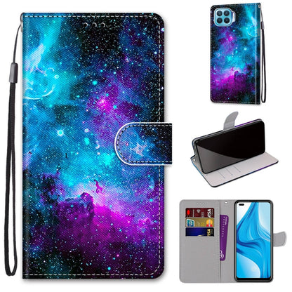Coloured Drawing Cross Texture Horizontal Flip PU Leather Case with Holder & Card Slots & Wallet & Lanyard, For OPPO A9 (2020) / A5 (2020) / A11X / A11, For OPPO A15 / A15s, For OPPO A53 4G(2020) / A53s / A32 / A33 (2020)                               ...