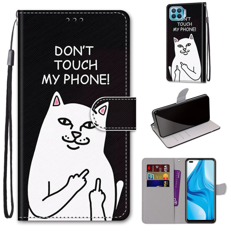 Coloured Drawing Cross Texture Horizontal Flip PU Leather Case with Holder & Card Slots & Wallet & Lanyard, For OPPO A9 (2020) / A5 (2020) / A11X / A11, For OPPO A15 / A15s, For OPPO A53 4G(2020) / A53s / A32 / A33 (2020)                               ...