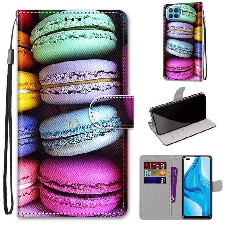 Coloured Drawing Cross Texture Horizontal Flip PU Leather Case with Holder & Card Slots & Wallet & Lanyard, For OPPO A9 (2020) / A5 (2020) / A11X / A11, For OPPO A15 / A15s, For OPPO A53 4G(2020) / A53s / A32 / A33 (2020)                               ...