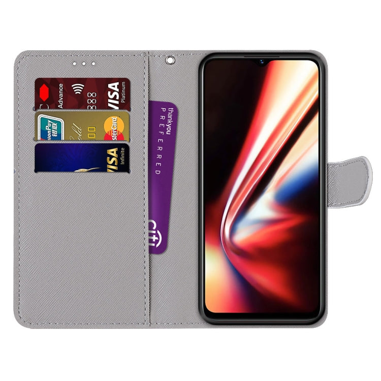 Coloured Drawing Cross Texture Horizontal Flip PU Leather Case with Holder & Card Slots & Wallet & Lanyard, For OPPO Realme 5 / 5s / 5i / C3 / C3i / 6i / Narzo10 / 10A / 20A, For OPPO Realme C15 / C12 / C25 / 7i (Global) / Narzo 20 / 30A               ...