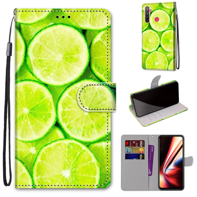 Coloured Drawing Cross Texture Horizontal Flip PU Leather Case with Holder & Card Slots & Wallet & Lanyard, For OPPO Realme 5 / 5s / 5i / C3 / C3i / 6i / Narzo10 / 10A / 20A, For OPPO Realme C15 / C12 / C25 / 7i (Global) / Narzo 20 / 30A               ...