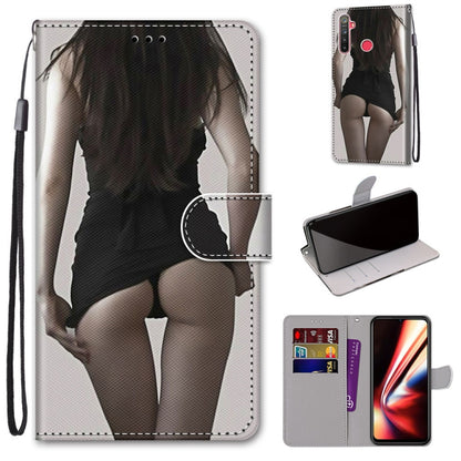 Coloured Drawing Cross Texture Horizontal Flip PU Leather Case with Holder & Card Slots & Wallet & Lanyard, For OPPO Realme 5 / 5s / 5i / C3 / C3i / 6i / Narzo10 / 10A / 20A, For OPPO Realme C15 / C12 / C25 / 7i (Global) / Narzo 20 / 30A               ...