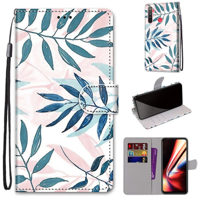 Coloured Drawing Cross Texture Horizontal Flip PU Leather Case with Holder & Card Slots & Wallet & Lanyard, For OPPO Realme 5 / 5s / 5i / C3 / C3i / 6i / Narzo10 / 10A / 20A, For OPPO Realme C15 / C12 / C25 / 7i (Global) / Narzo 20 / 30A               ...