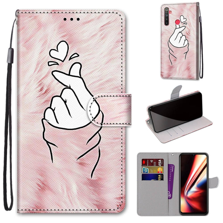 Coloured Drawing Cross Texture Horizontal Flip PU Leather Case with Holder & Card Slots & Wallet & Lanyard, For OPPO Realme 5 / 5s / 5i / C3 / C3i / 6i / Narzo10 / 10A / 20A, For OPPO Realme C15 / C12 / C25 / 7i (Global) / Narzo 20 / 30A               ...