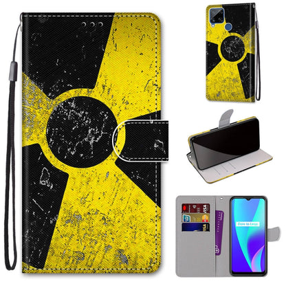 Coloured Drawing Cross Texture Horizontal Flip PU Leather Case with Holder & Card Slots & Wallet & Lanyard, For OPPO Realme 5 / 5s / 5i / C3 / C3i / 6i / Narzo10 / 10A / 20A, For OPPO Realme C15 / C12 / C25 / 7i (Global) / Narzo 20 / 30A               ...