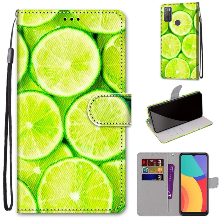 Coloured Drawing Cross Texture Horizontal Flip PU Leather Case with Holder & Card Slots & Wallet & Lanyard, For OPPO Realme 5 / 5s / 5i / C3 / C3i / 6i / Narzo10 / 10A / 20A, For OPPO Realme C15 / C12 / C25 / 7i (Global) / Narzo 20 / 30A               ...