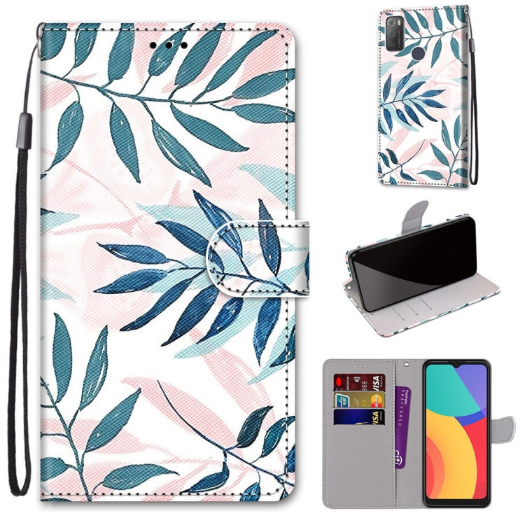 Coloured Drawing Cross Texture Horizontal Flip PU Leather Case with Holder & Card Slots & Wallet & Lanyard, For OPPO Realme 5 / 5s / 5i / C3 / C3i / 6i / Narzo10 / 10A / 20A, For OPPO Realme C15 / C12 / C25 / 7i (Global) / Narzo 20 / 30A               ...