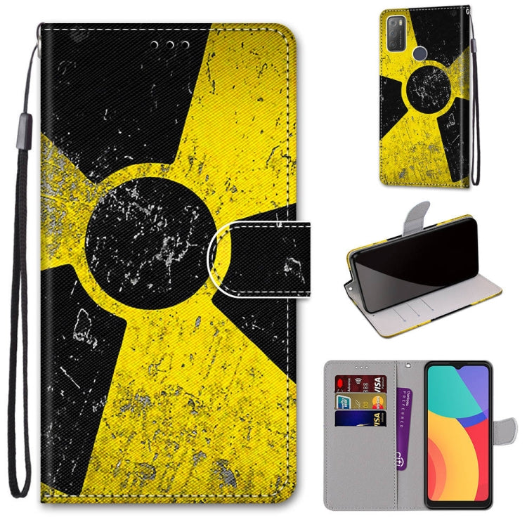 Coloured Drawing Cross Texture Horizontal Flip PU Leather Case with Holder & Card Slots & Wallet & Lanyard, For OPPO Realme 5 / 5s / 5i / C3 / C3i / 6i / Narzo10 / 10A / 20A, For OPPO Realme C15 / C12 / C25 / 7i (Global) / Narzo 20 / 30A               ...